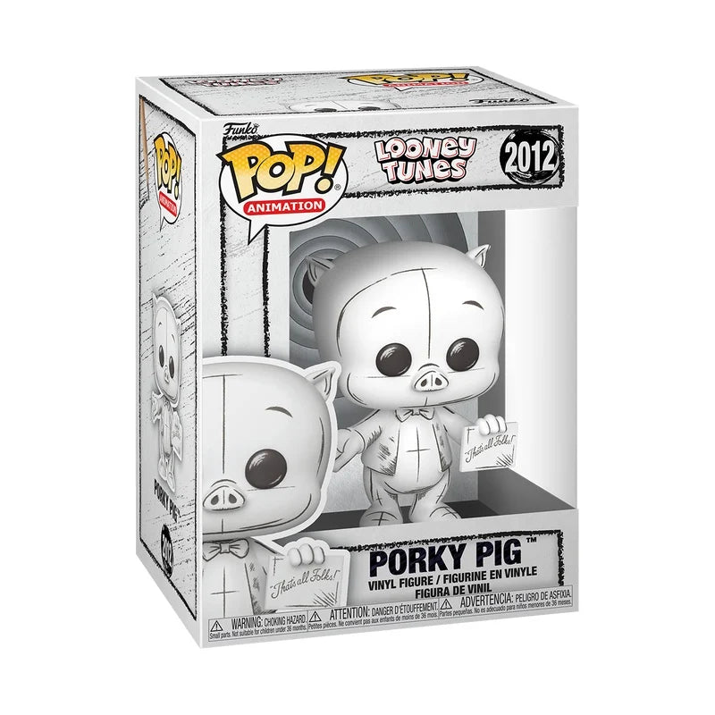LOONEY TUNES - POP Animation N° 2012 - Porky Pig (Sketched Deco)