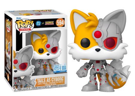 JLA & SONIC - POP Heroes N° 594 - Tails as Cyborg
