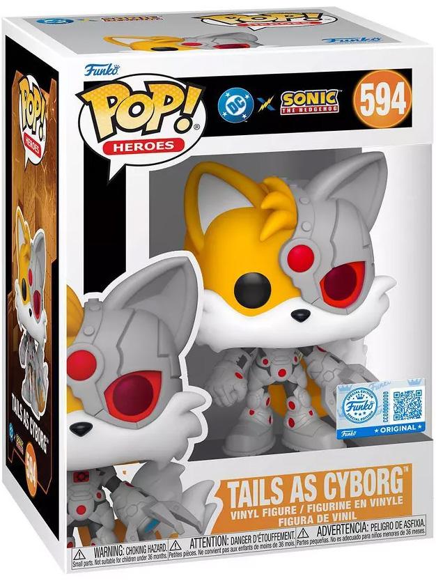 JLA & SONIC - POP Heroes N° 594 - Tails as Cyborg