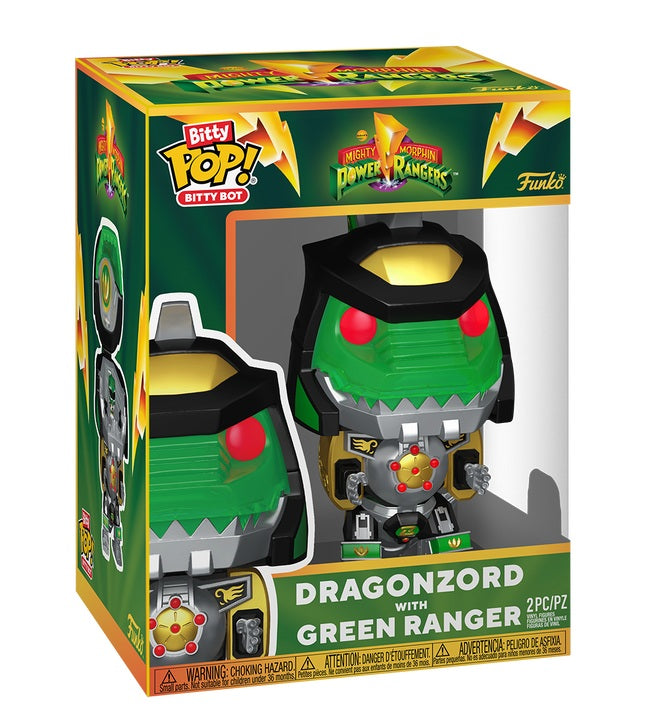 POWER RANGERS - Bitty Bots - Dragon Zord with green Ranger