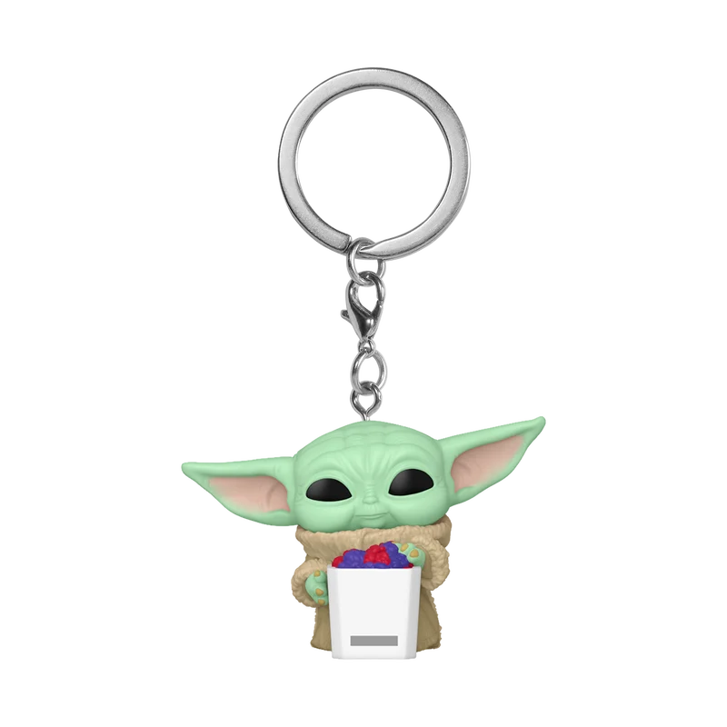 MANDALORIAN & GROGU - Pocket Pop Keychains - Grogu With Snack