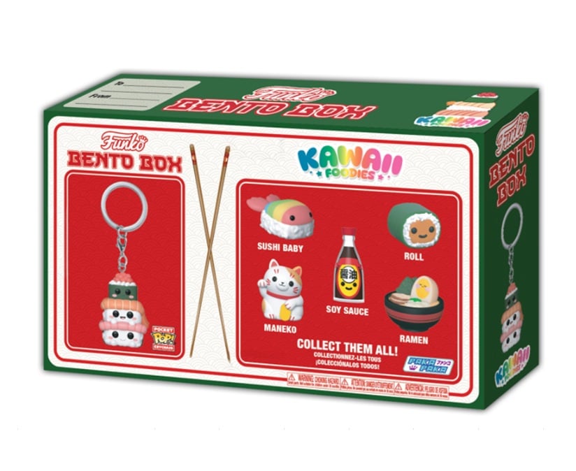 FOODIES - POP Bento Box - Roll, Sushi Stack & Soy sauce