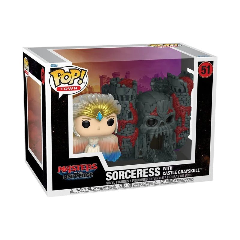MASTERS OF THE UNIVERSE-POP TOWN N°51 -Sorceress with Castle Grayskull