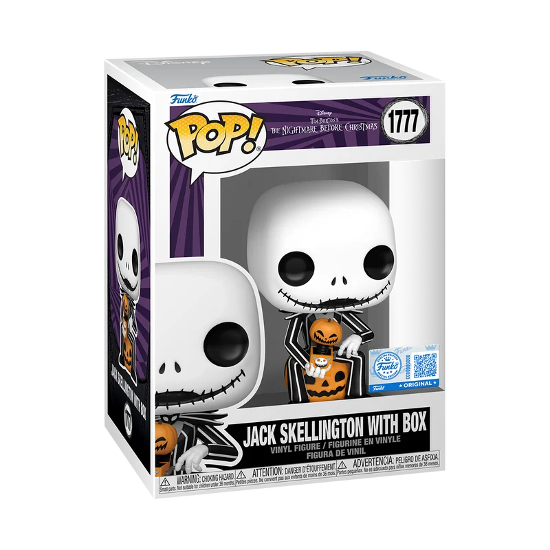 NIGHTMARE BEFORE CHRISTMAS - POP Disney N° 1777 - Jack with box
