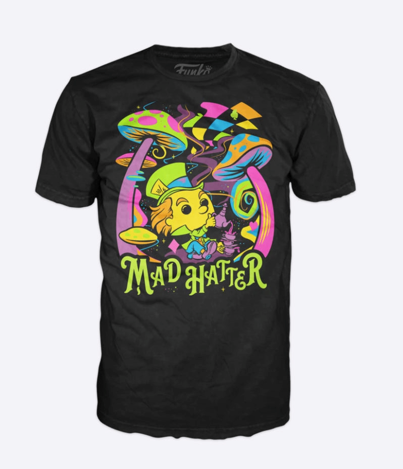 DISNEY - Mad Hatter - T-Shirt POP Blacklight (S)