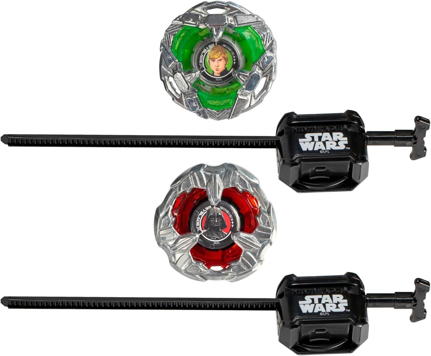 BEYBLADE X - Star Wars Luke 4-80B & Darth Vader 4-60P Dual Pack