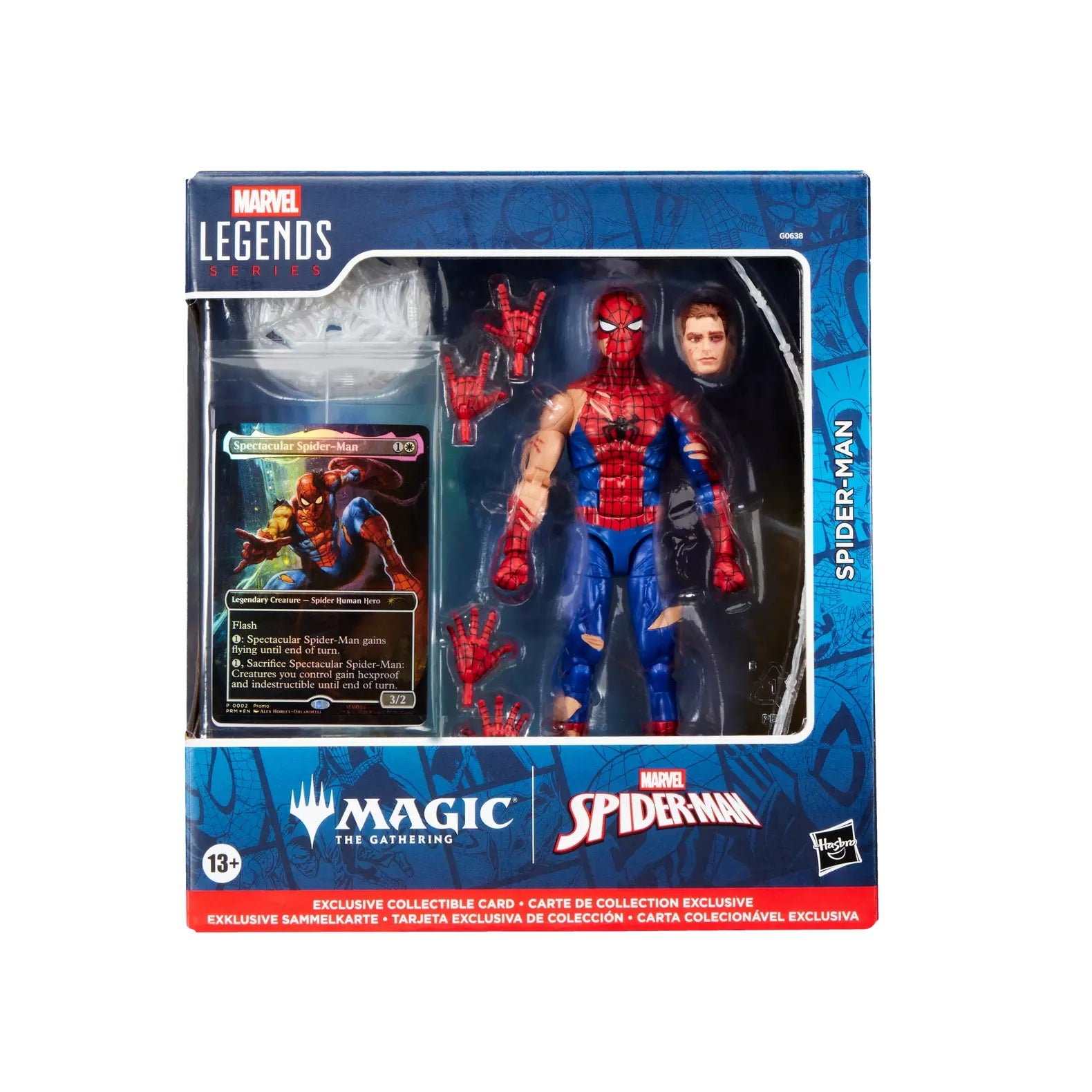 MAGIC THE GATHERING -Battle-Damaged Spider-Man -Fig Legend Series 15cm