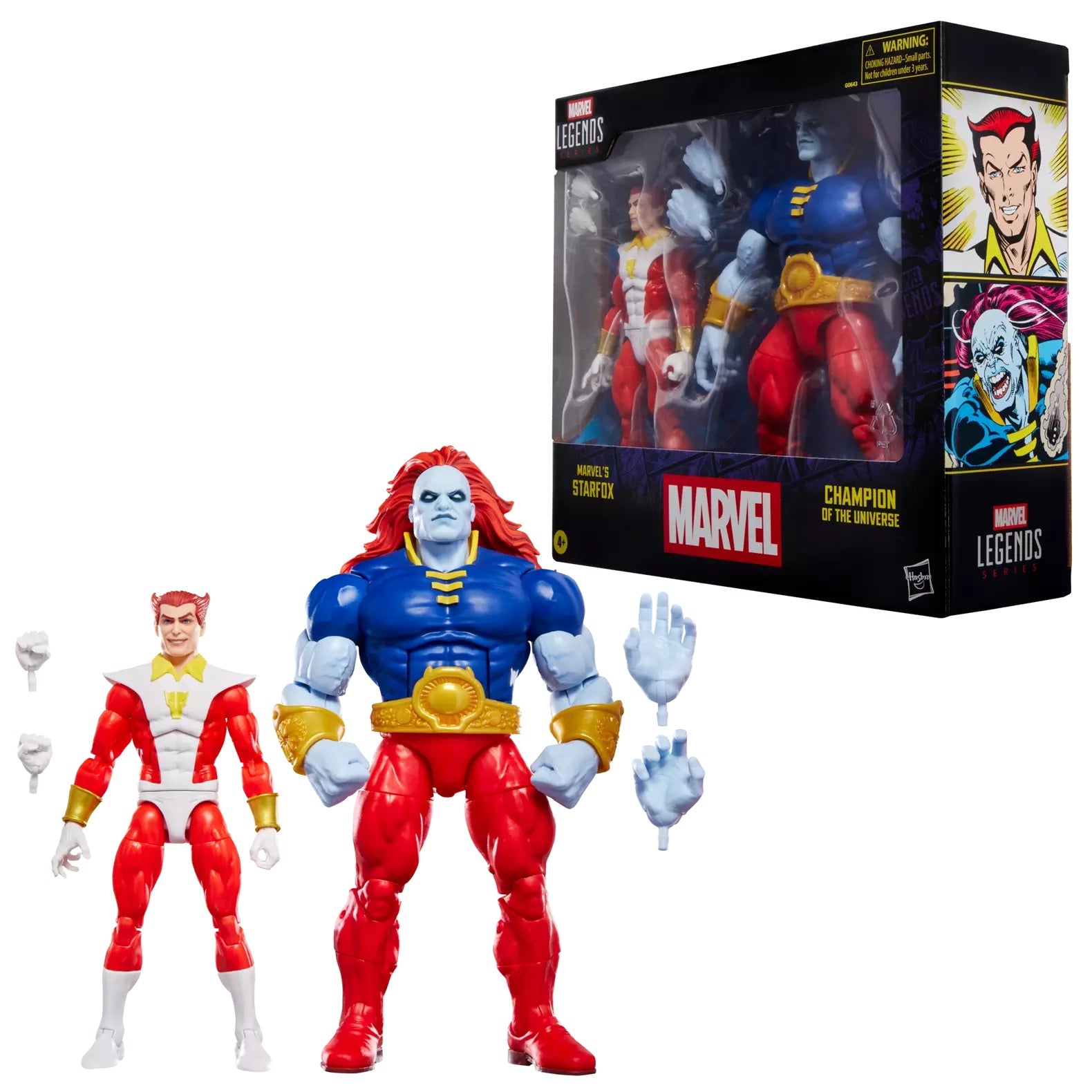 MARVEL - Starfox & Champion of the universe - Fig. Legend Series 15cm