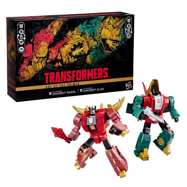 TRANSFORMERS - Dinobot Slug & Snarl - Figure Age of the Primes 21.5cm