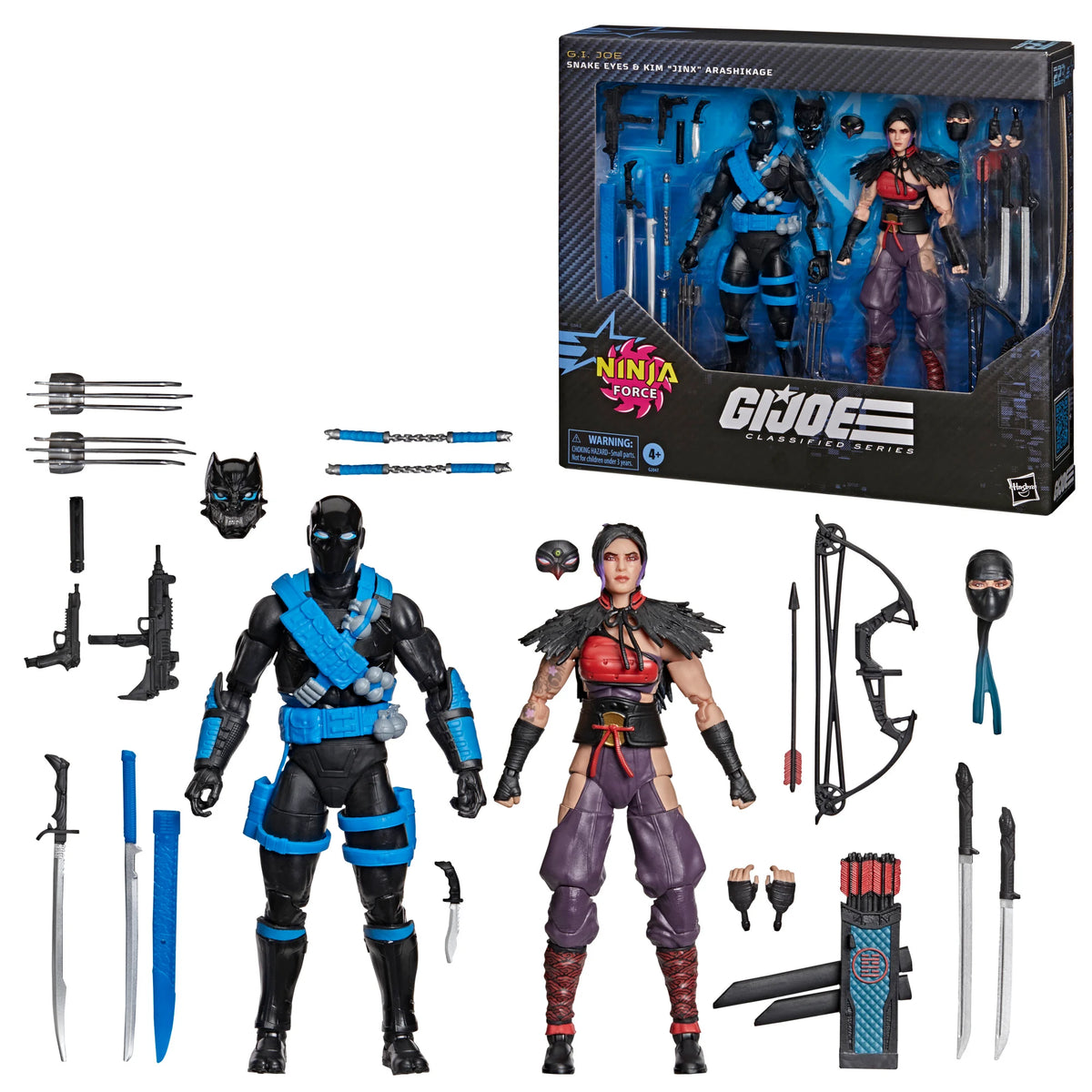 G.I. JOE - Snake Eyes & Kim Arashikage - Fig. Classified Series 15cm