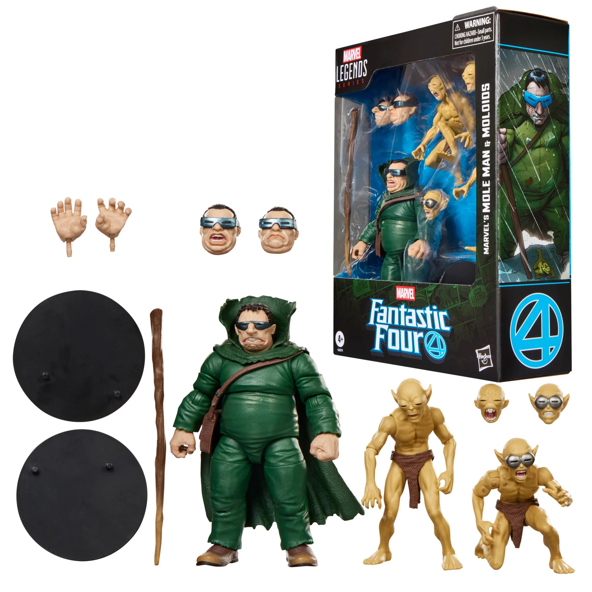 MARVEL - Marvel's Mole Man & Moloids  - Figure Legends Series 15cm
