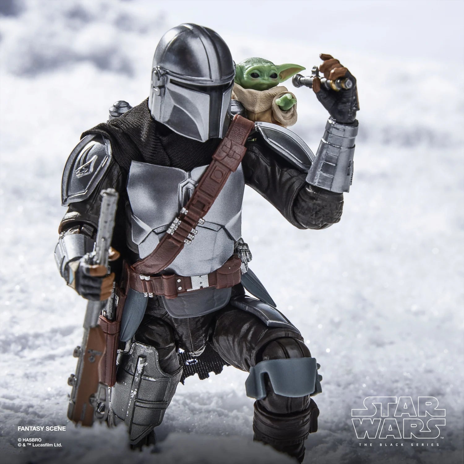 MANDALORIAN - Mandalorian & Grogu - Figure Black Series 15cm