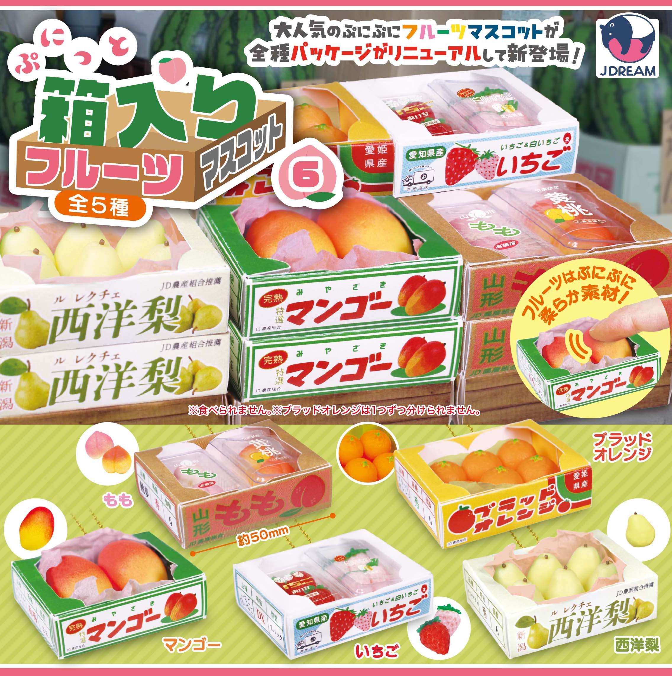 GASHAPON - Punitto Boxed Fruits Mascot 6 (40 Capsule)