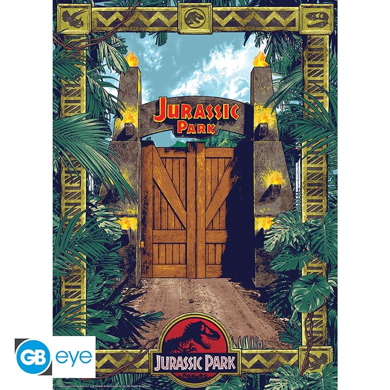 JURASSIC PARK - Tore und Artenvielfalt - Set 2 Chibi-Poster '52x38'