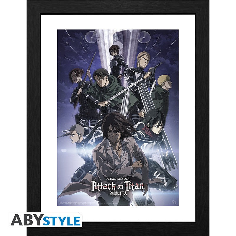 ATTACK ON TITAN - Season 4 key art 2 - Collector Print '30x40cm'