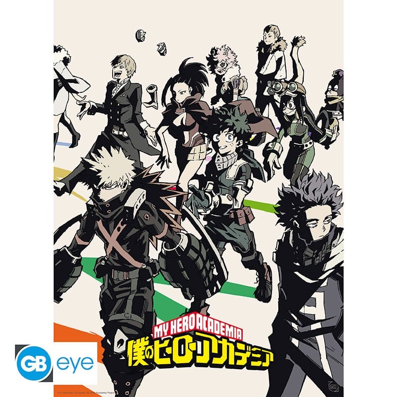 MY HERO ACADEMIA - Héros / Villains - Set 2 posters '52x38'
