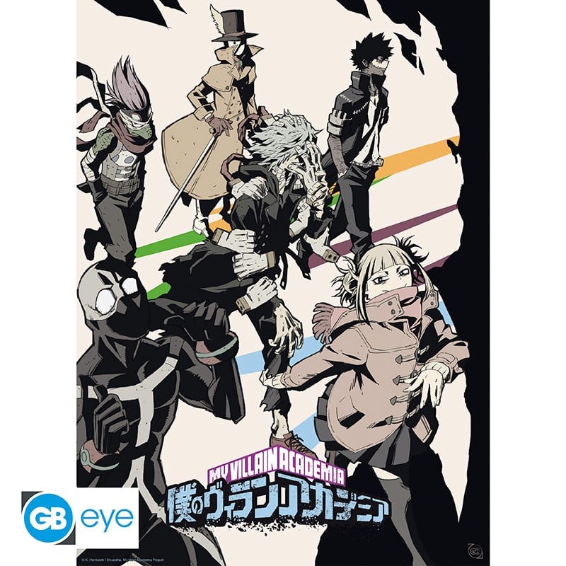 MY HERO ACADEMIA - Héros / Villains - Set 2 posters '52x38'
