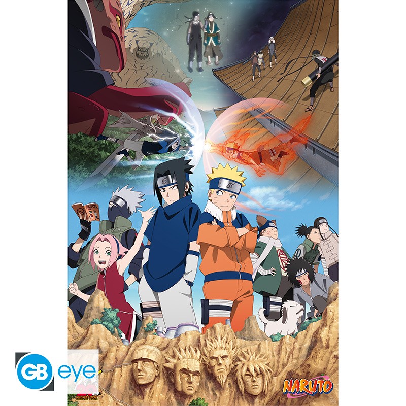 NARUTO - The will of fire - Poster 91x61cm