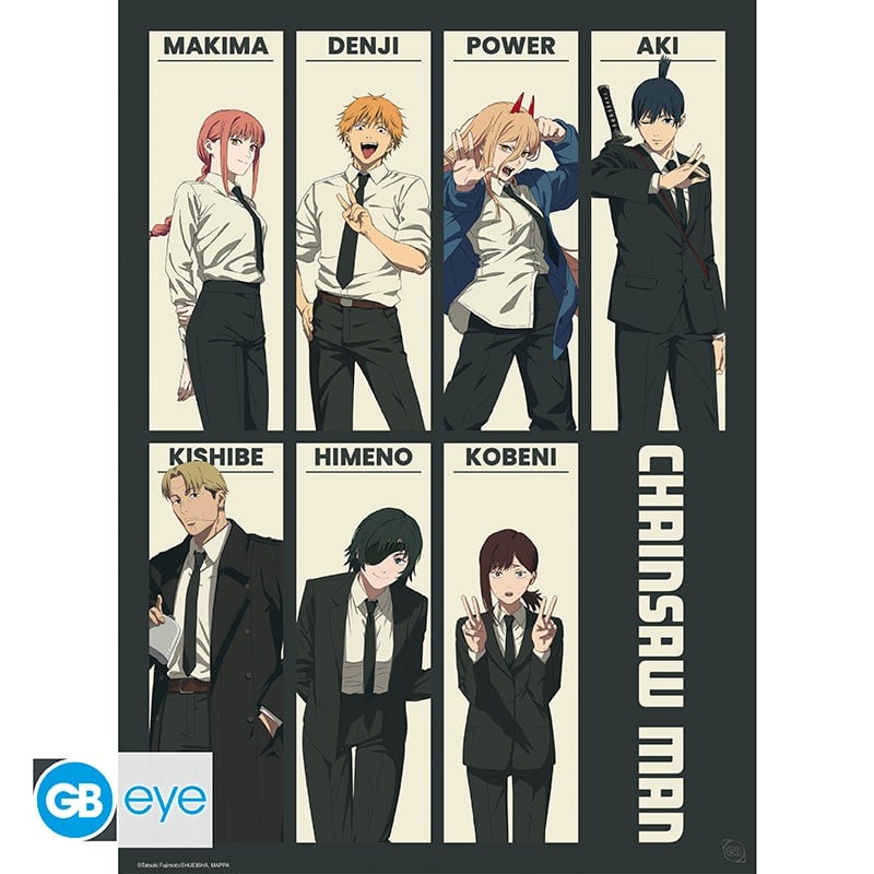CHAINSAW MAN - Devil Hunters - Set 2 posters '52x38'