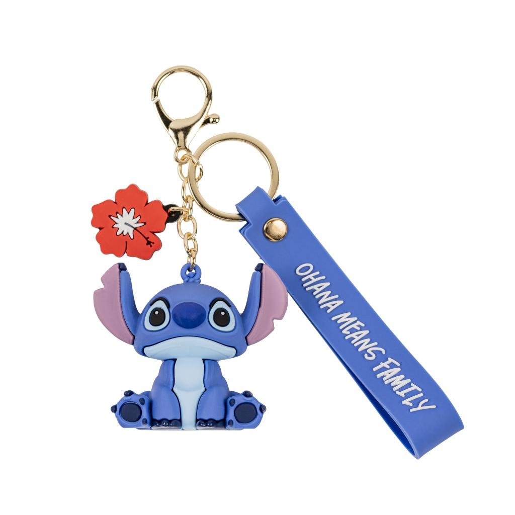 STITCH - Ohana Means Family - 3D Vinyl Keyring