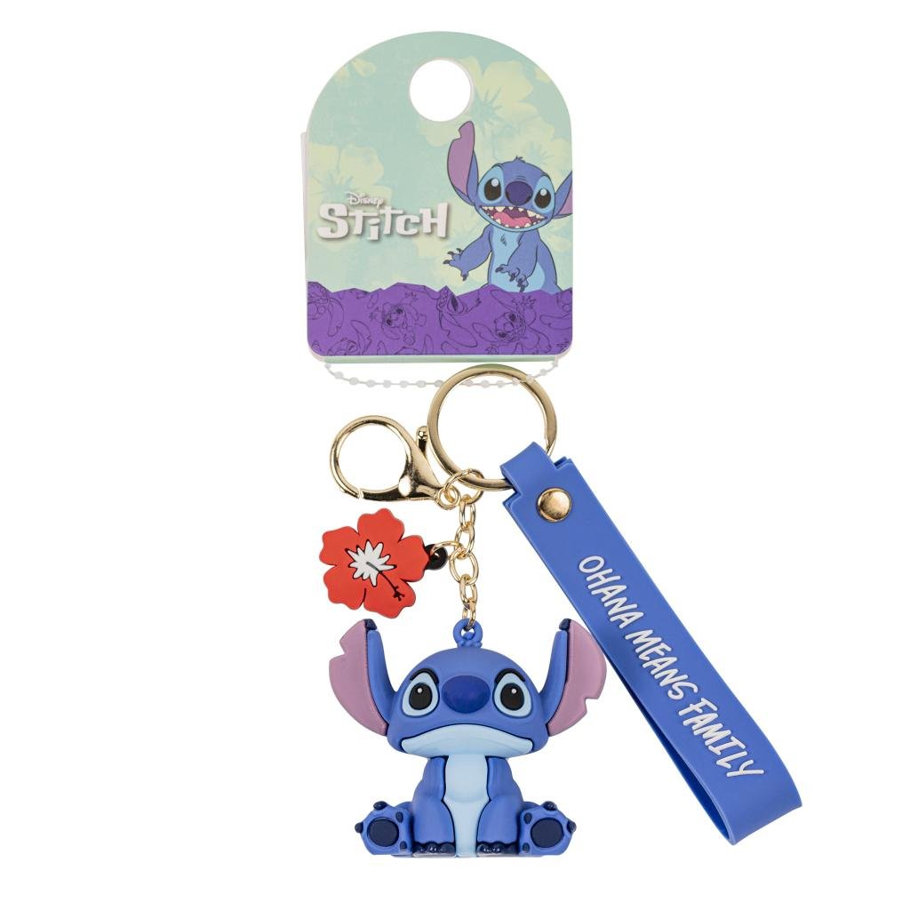 STITCH - Ohana Means Family - 3D Vinyl Keyring