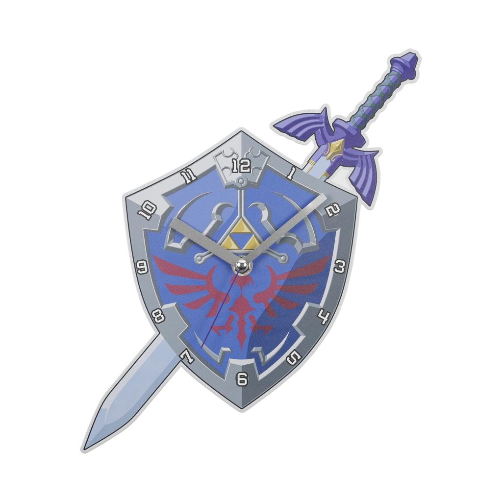 ZELDA - Shield & Sword - Metal Wall Clock