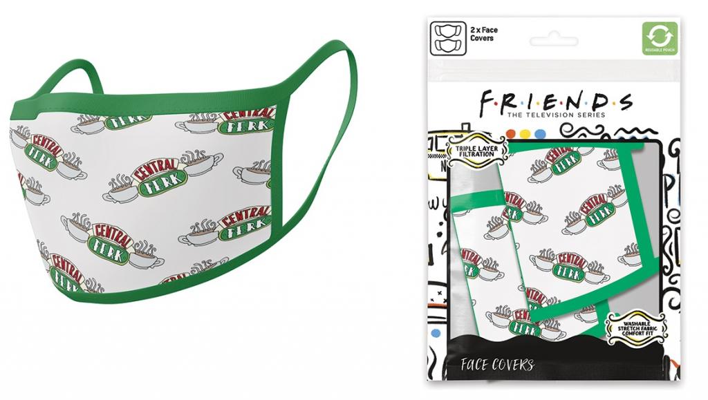 FRIENDS - Central Perk - Premium Face Covers pack of 2