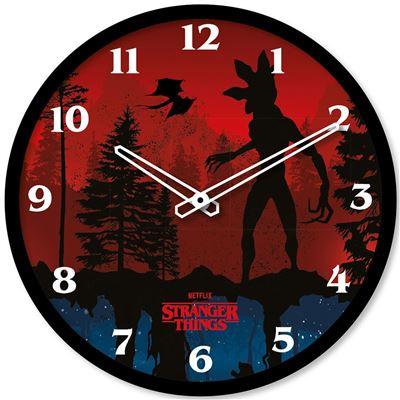 STRANGER THINGS 4 - Scene - Plastic Clock 25cm Diameter