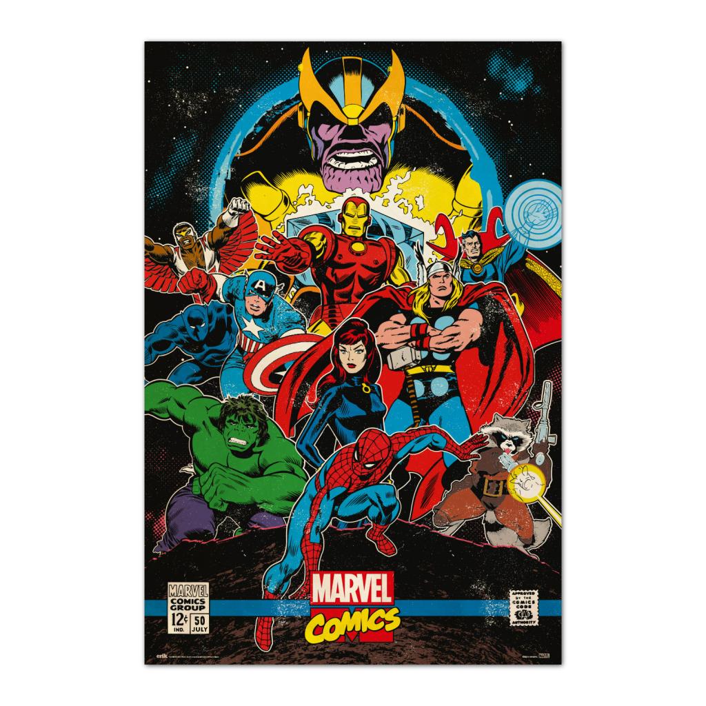 AVENGERS - Infinity Retro - Poster 61x91cm