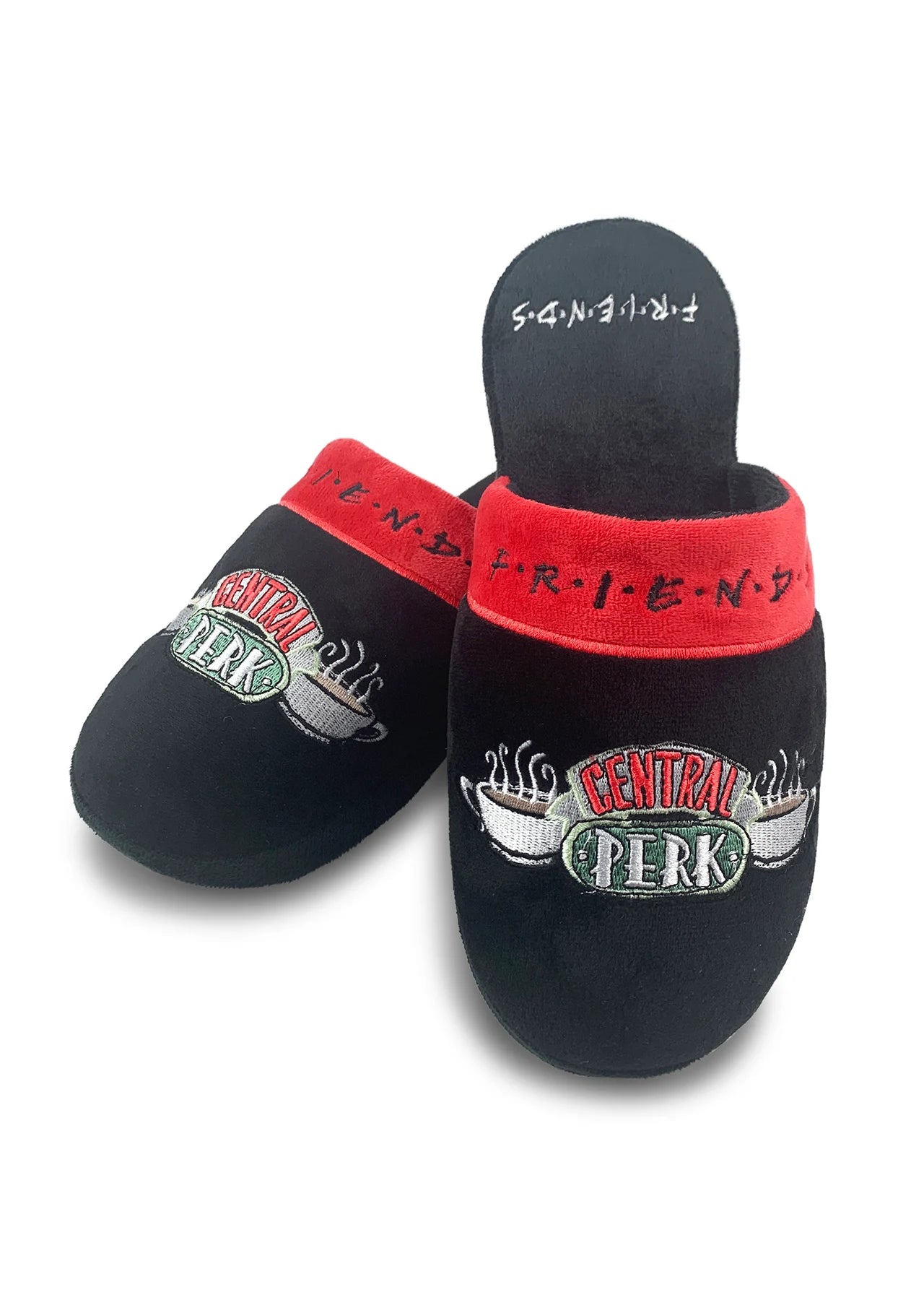 FRIENDS - Central Perk Black - Mule Slippers UK 5-7