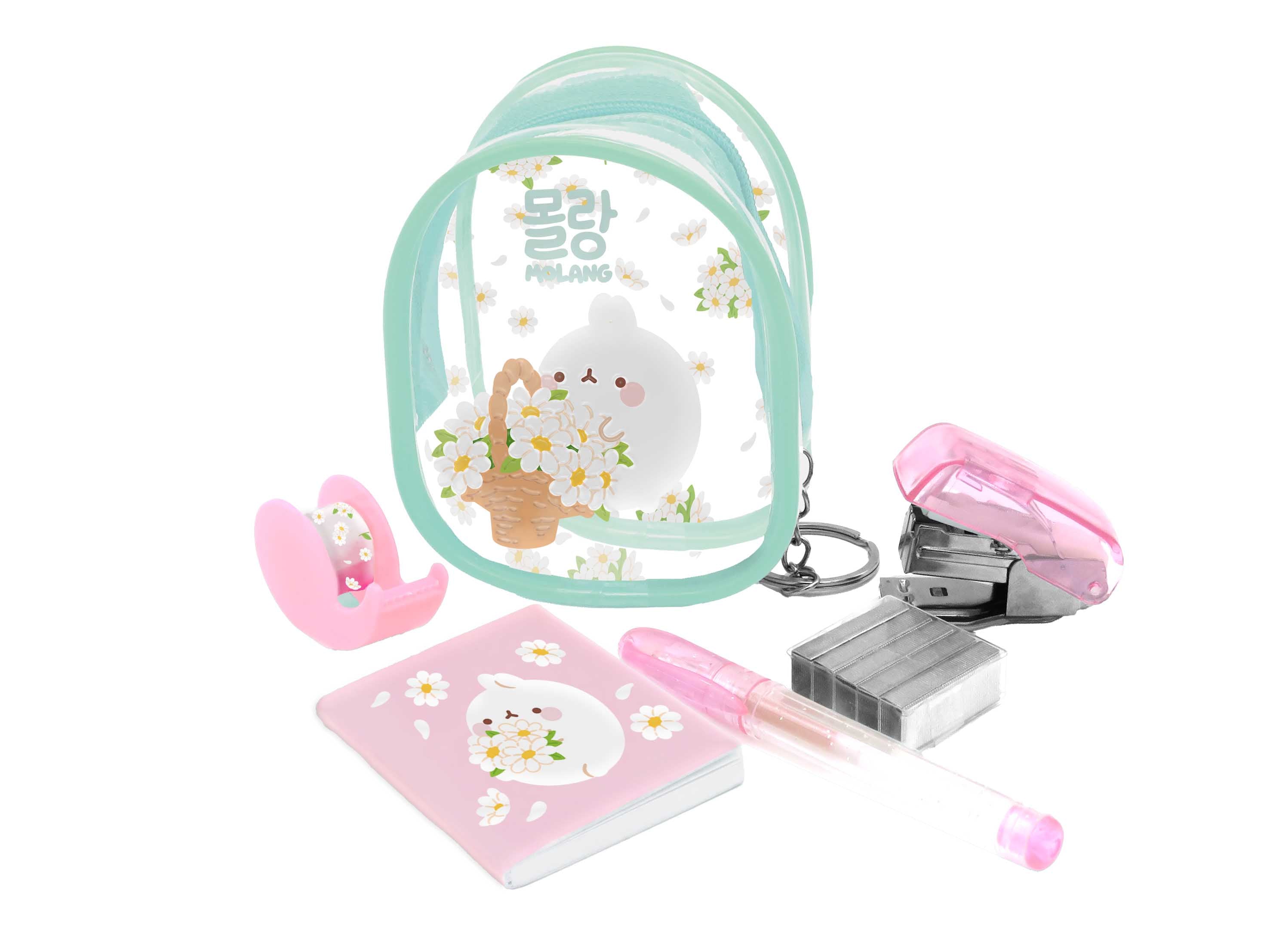 MOLANG - Blossom - Mini Stationery Set - 5pc