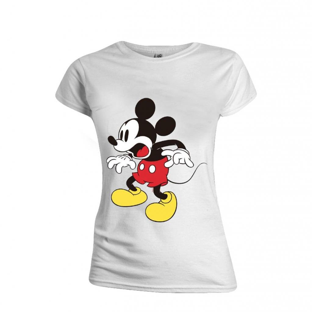 DISNEY - T-Shirt - Mickey Mouse Shocking Face - GIRL (XL)