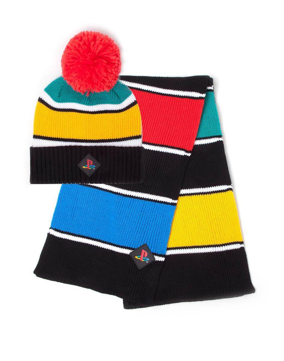 SONY - Playstation Retro Colors - Beanie & Scarf