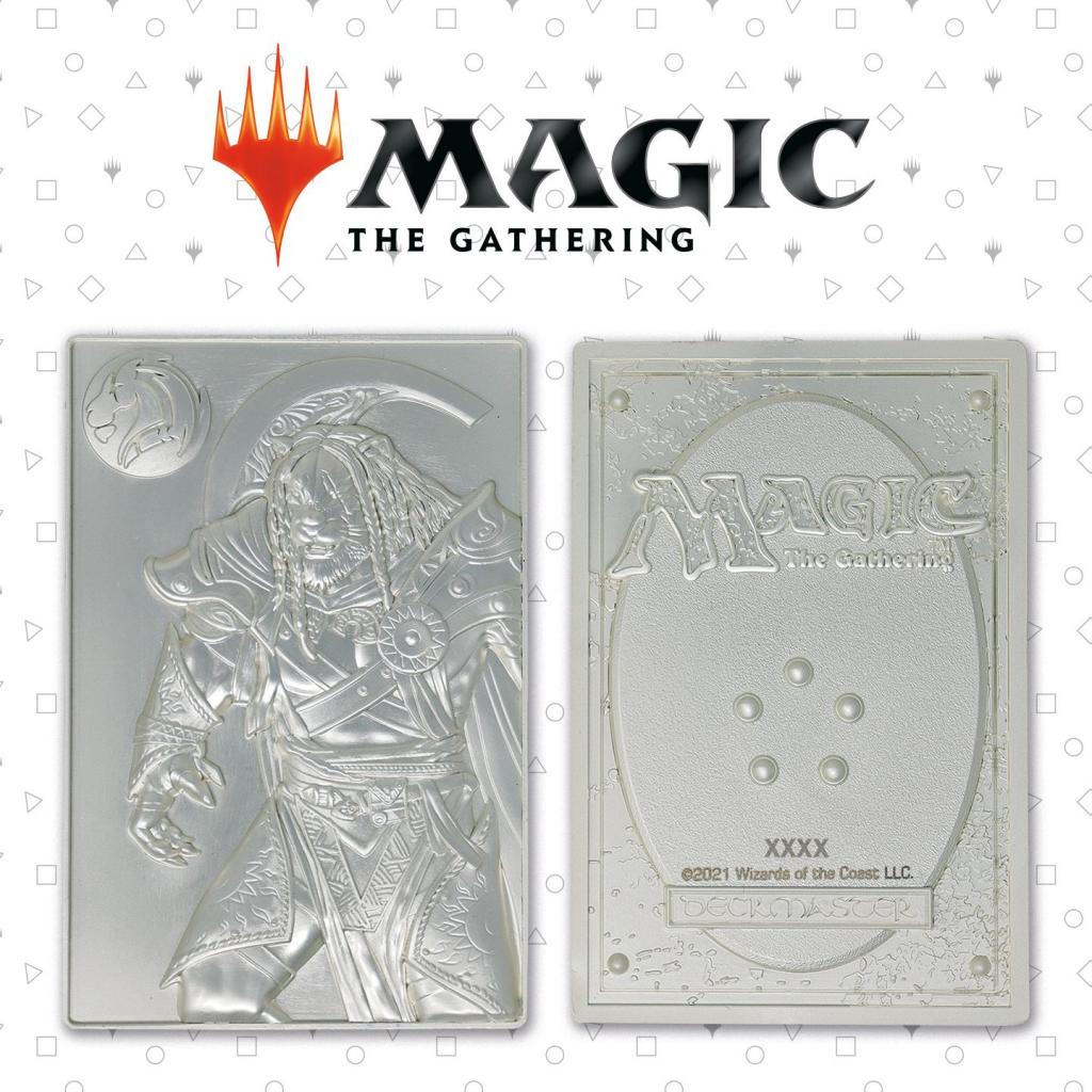 MAGIC THE GATHERING - Ajani Goldmane - Silver Plated Card Collector