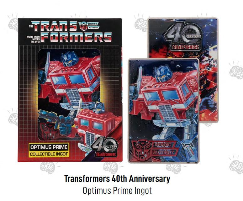 TRANSFORMERS - 40th Anniversary - Autobots - Limited Edition Ingot