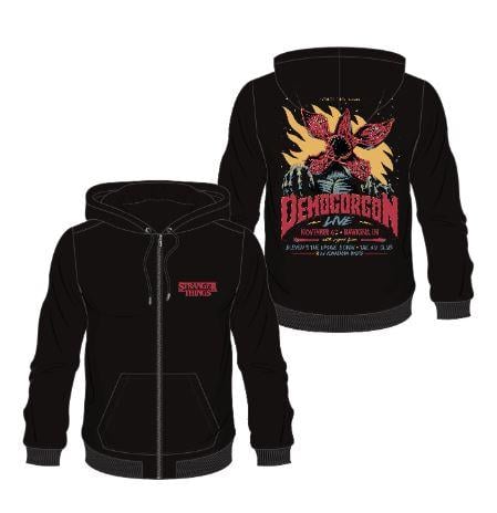 STRANGER THINGS - Demogorgon - Men's Zipper Hoodie (2XL)