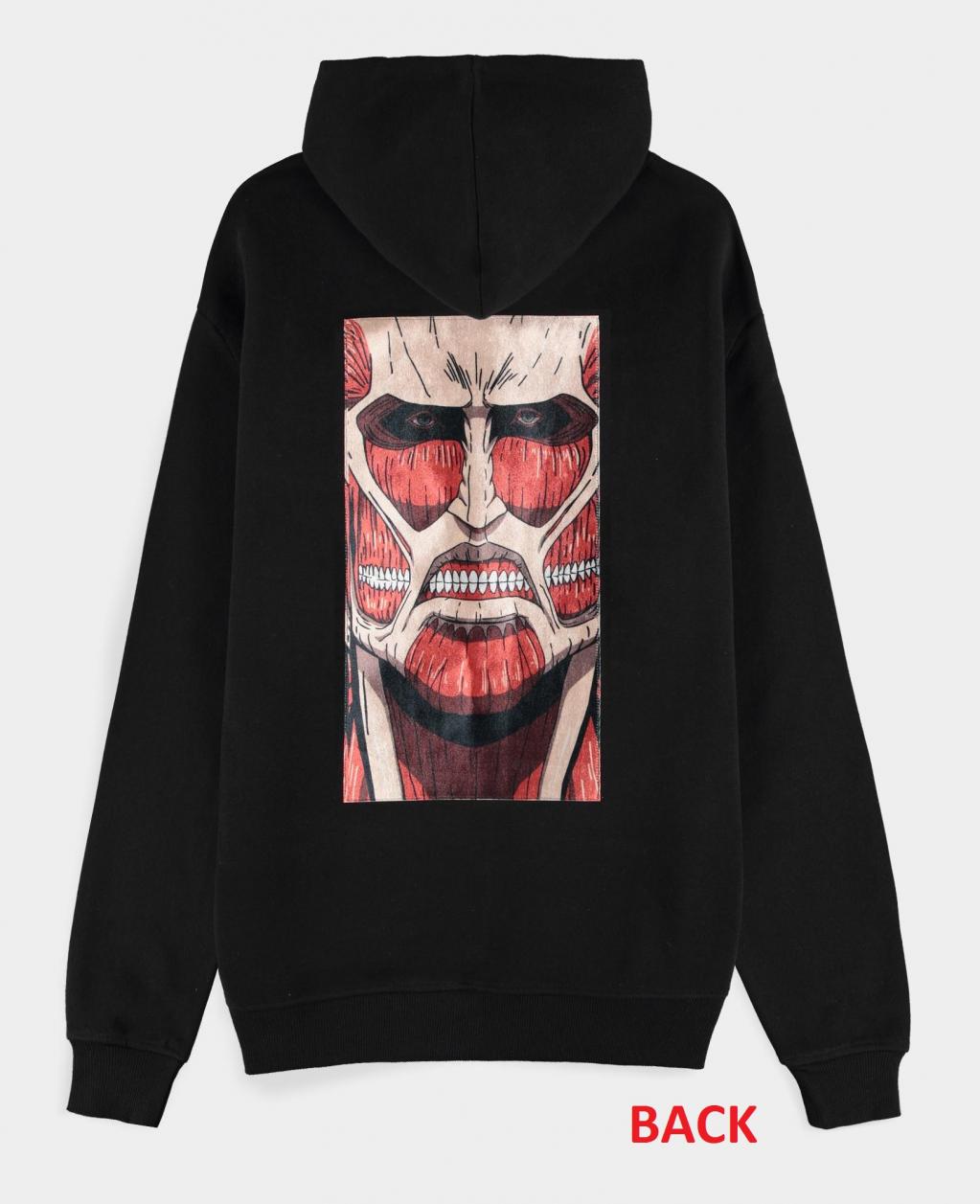 ATTACK ON TITAN - Colossus Titan - Men's Zipper Hoodie (XL)