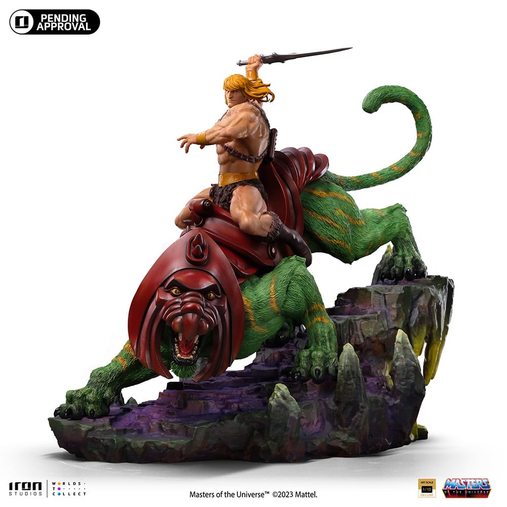 MOTU - He-Man & Battle-Cat - Statue Art Scale 1/10 31cm