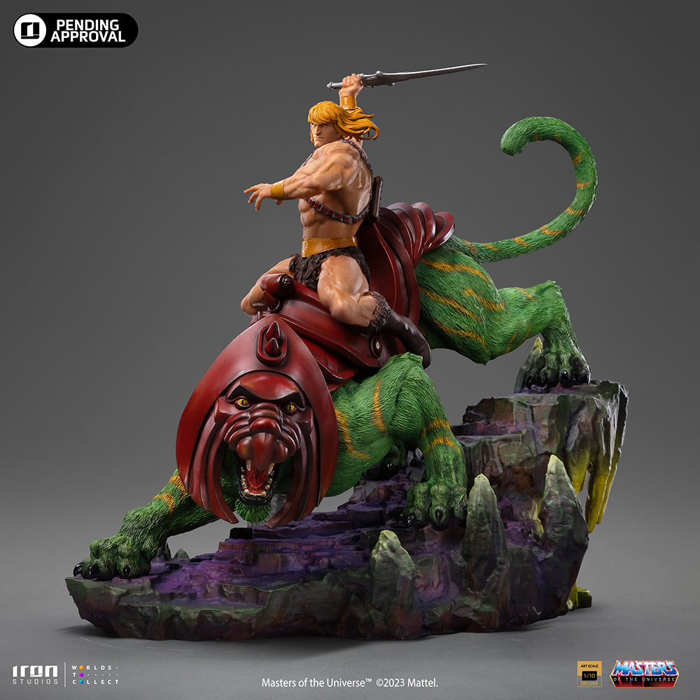 MOTU - He-Man & Battle-Cat - Statue Art Scale 1/10 31cm