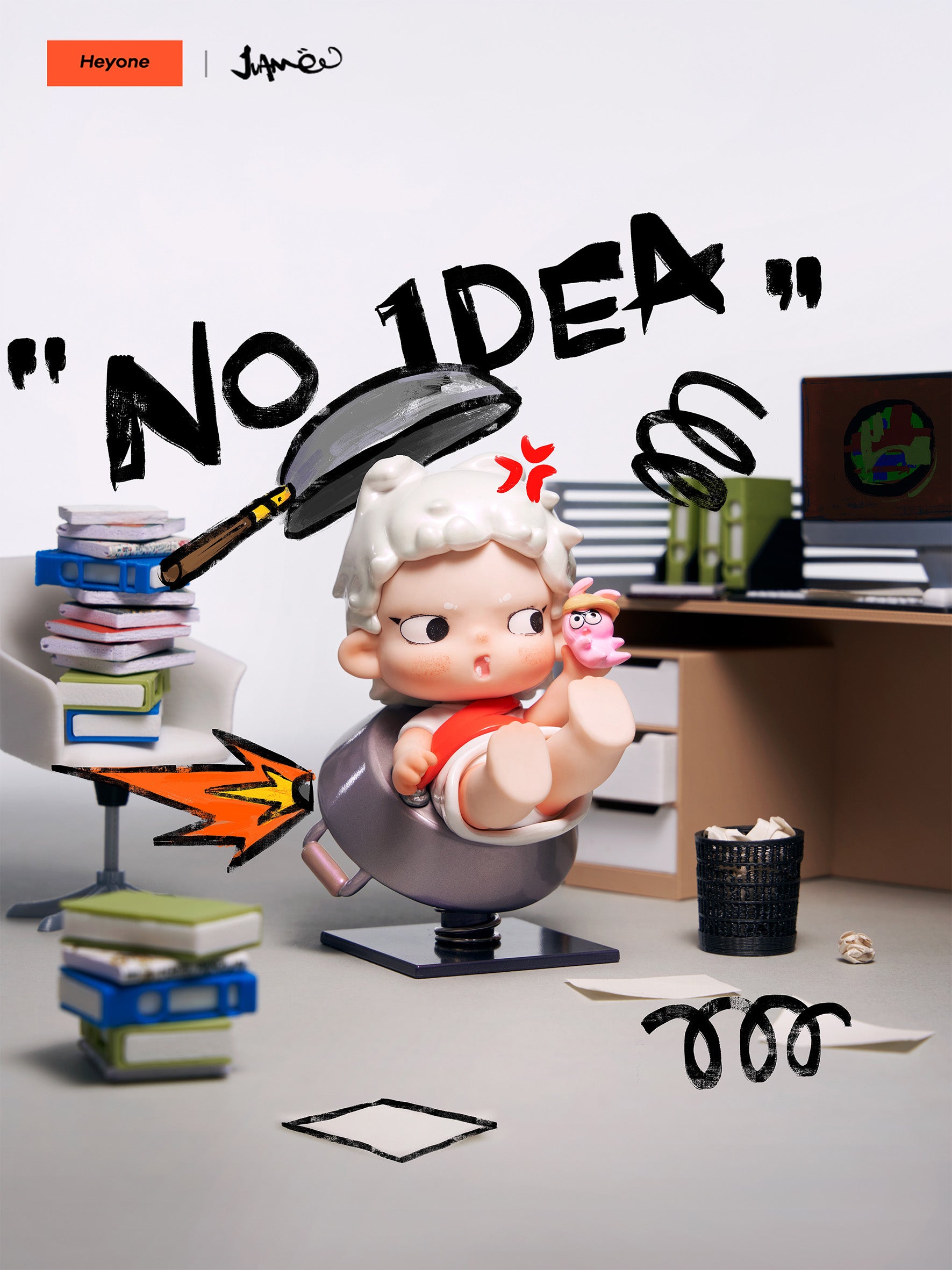 CRAZY OFFICE : GUIDE TO BREAKING POINT - BLIND BOX (6pcs) - 6.5-10cm