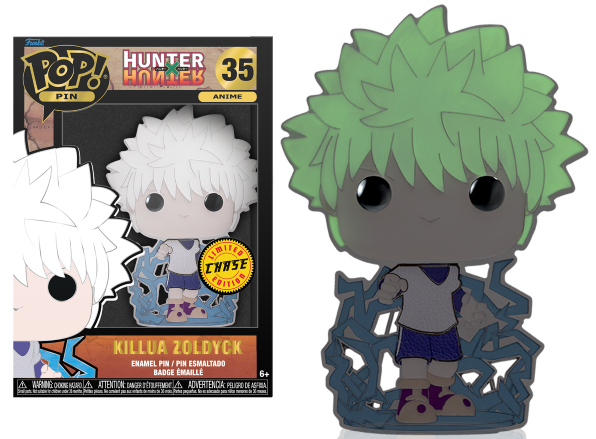 HUNTER X HUNTER - Pop Large Enamel Pin N° 35 - Killua Chase Group