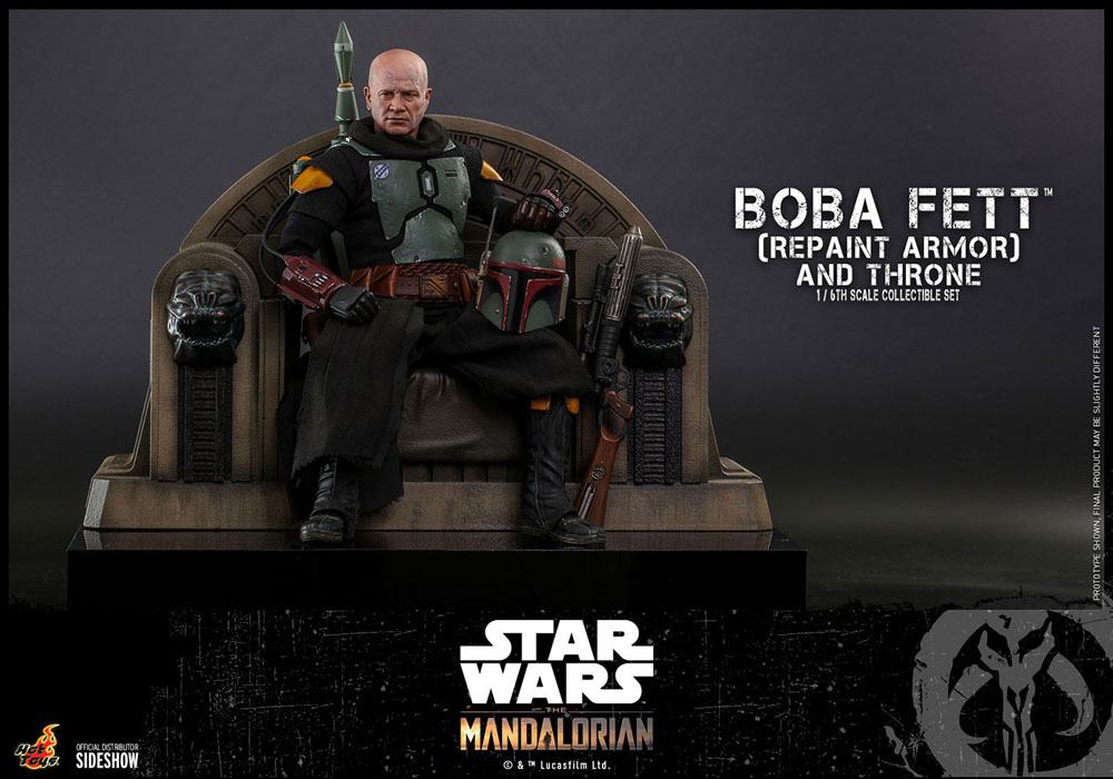 STAR WARS - Boba Fett & Throne - Action Figure Movie Masterpiece 30cm