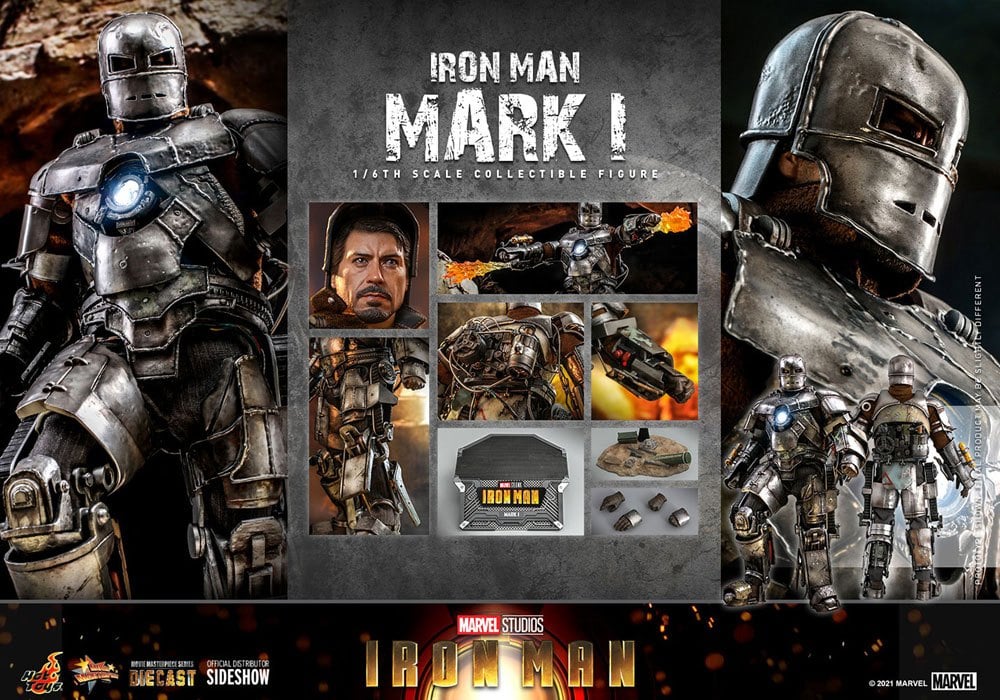 MARVEL - Iron Man Mark I - Action Figure Movie Masterpiece 30cm
