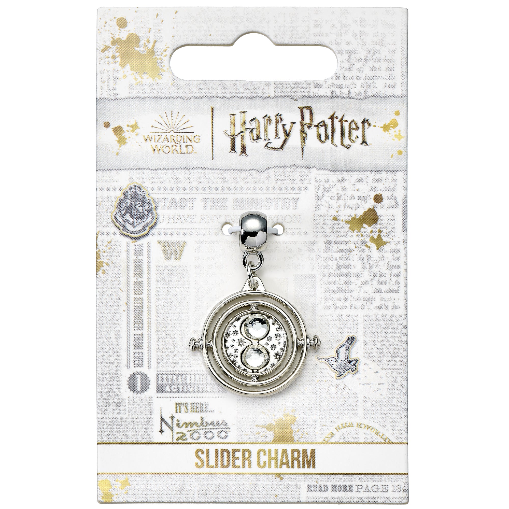 HARRY POTTER - Time Turner - Silver Slider Charm