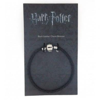 HARRY POTTER - Black Leather Charm Bracelet - 20cm