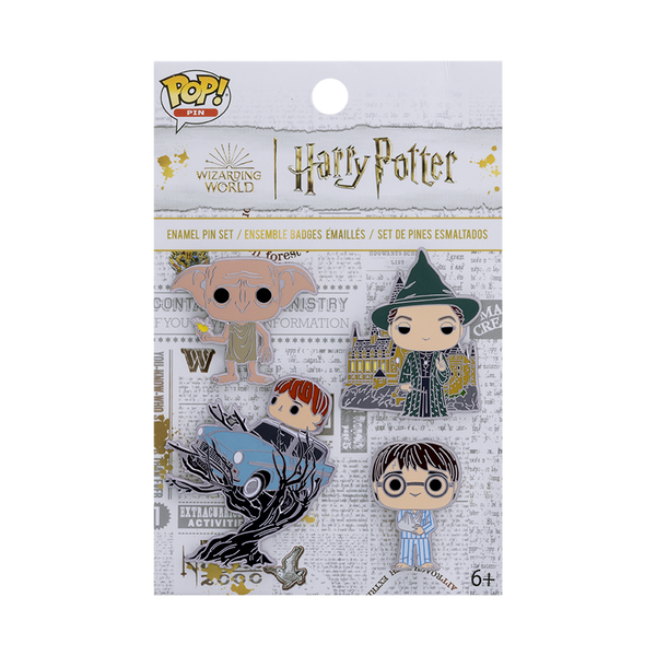 HARRY POTTER - Funko 4pk Pin Set - Anniversary Chamber of Secrets