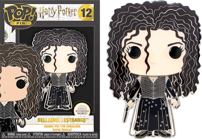 HARRY POTTER - Pop Large Enamel Pin N° 12 - Bellatrix Lestrange