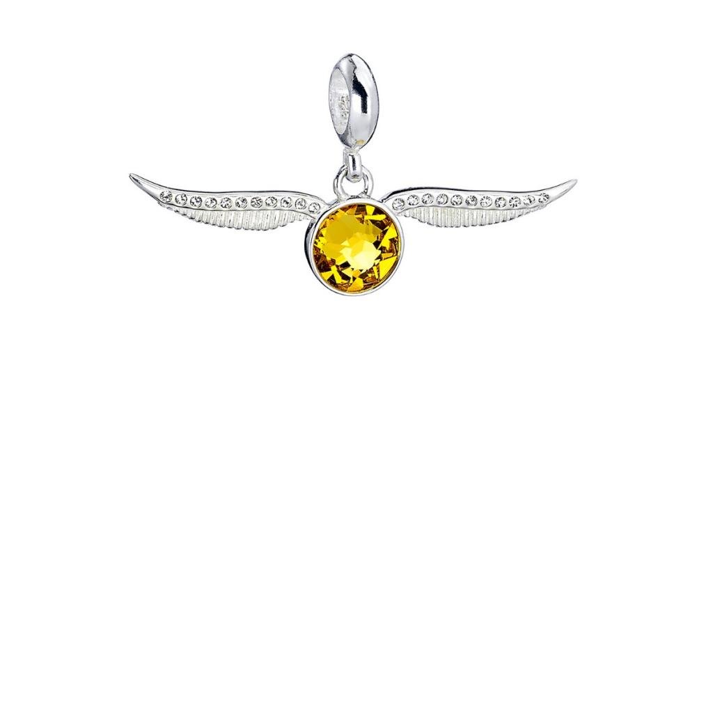 HARRY POTTER - Golden Snitch - Crystals Slider Charm for Bracelet