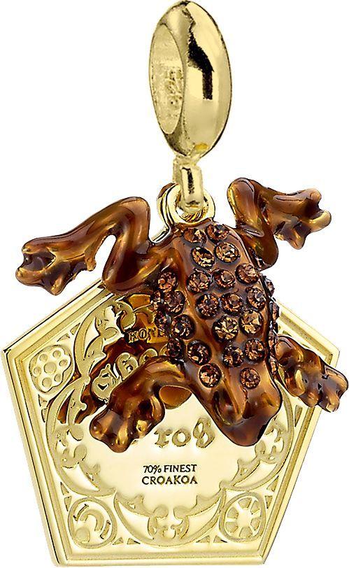 HARRY POTTER - Chocolate Frog - Crystals Charm Slider for Bracelet