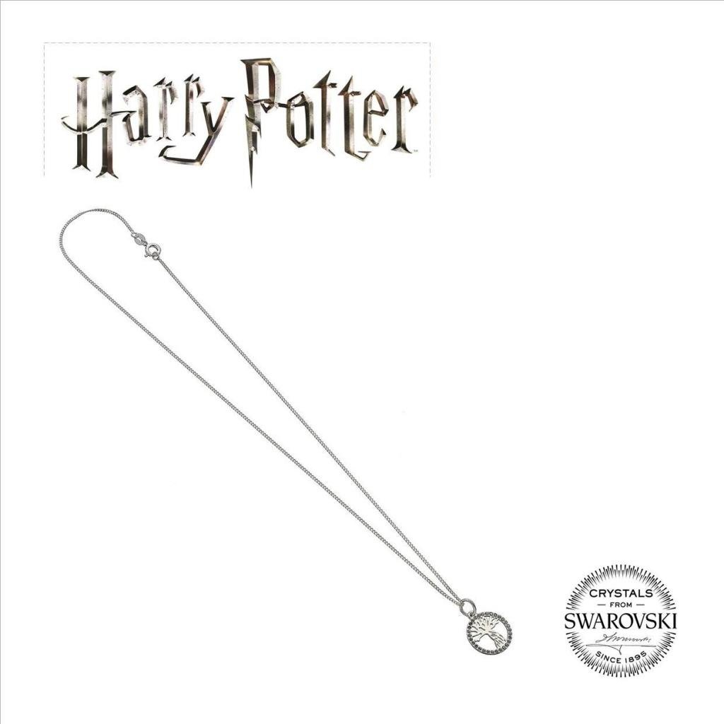 HARRY POTTER - Whomping Willow - Crystals Sterling Silver Necklace